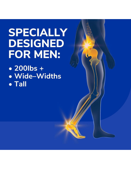 Plantillas de Soporte Dr. Scholl's para Hombres 90kg+ Talla 8-14 Plantillas de Soporte Dr. Scholl's para Hombres 90kg+ Talla 8-14