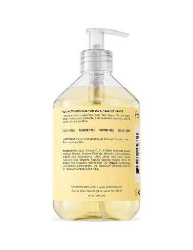 Jabón Líquido Hidratante Deep Steep 497 g - Hierba de Limón y Jazmín