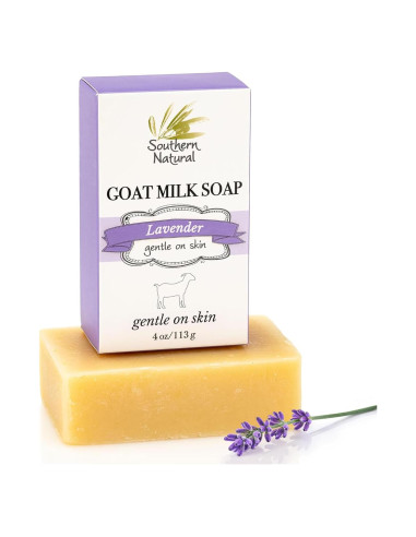 Jabón de Leche de Cabra Lavanda Southern Natural 113 g