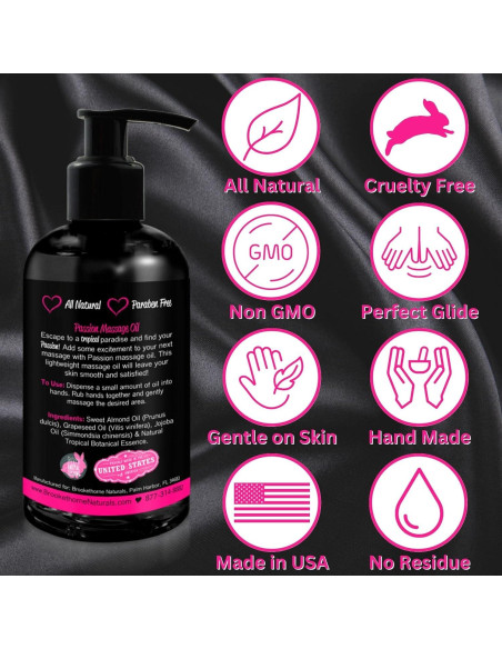 Aceite de Masaje Passion Set 2 Piezas Limón Crme & Paraíso Tropical Aceite de Masaje Passion Set 2 Piezas Limón Crme & Paraíso Tropical