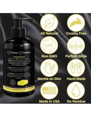 Aceite de Masaje Passion Set 2 Piezas Limón Crme & Paraíso Tropical