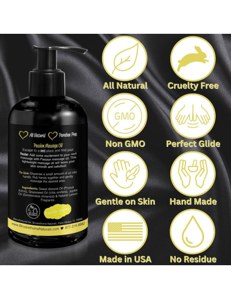 Aceite de Masaje Passion Set 2 Piezas Limón Crme & Paraíso Tropical Aceite de Masaje Passion Set 2 Piezas Limón Crme & Paraíso Tropical
