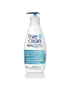 Loción Corporal Hidratante Diaria Live Clean 532 ml Sin Fragancia