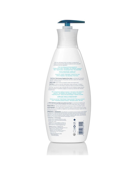 Loción Corporal Hidratante Diaria Live Clean 532 ml Sin Fragancia Loción Corporal Hidratante Diaria Live Clean 532 ml Sin Fragancia