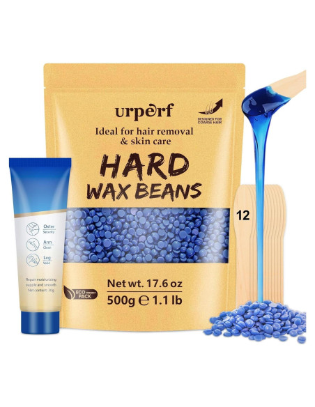Perlas de Cera Dura Urperf 0.5kg para Depilación Piel Sensible Perlas de Cera Dura Urperf 0.5kg para Depilación Piel Sensible