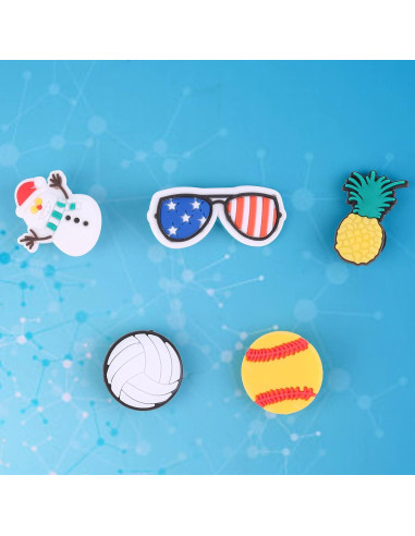 Encantos Aleatorios YAZO 100 pcs para Zapatos y Pulseras