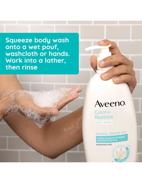 Aveeno Jabón Corporal Diario 532 ml Sin Fragancia para Piel Sensible Aveeno Jabón Corporal Diario 532 ml Sin Fragancia para Piel Sensible