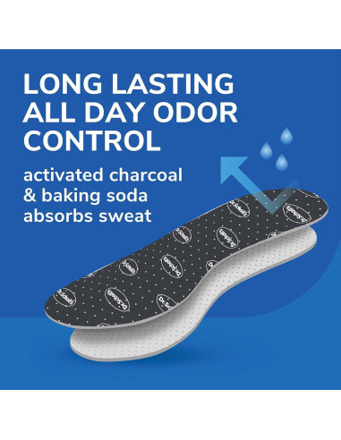 Plantillas Dr. Scholl's Odor-Free & Dry Comfort Unisex 1 Par