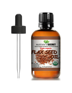Aceite de Semilla de Linaza Orgánico Virgen Mayan's Secret 113.4g
