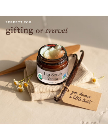 Exfoliante Labial Orgánico Beauty by Earth Vainilla 19.84g