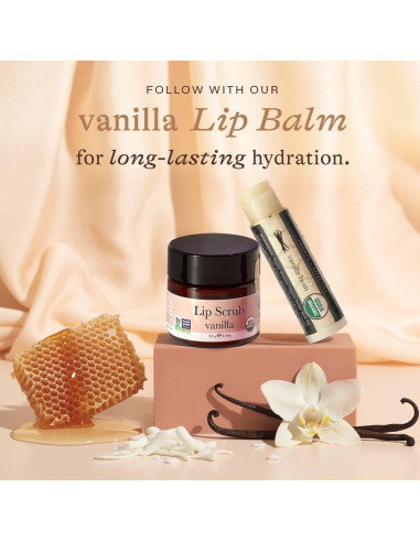 Exfoliante Labial Orgánico Beauty by Earth Vainilla 19.84g