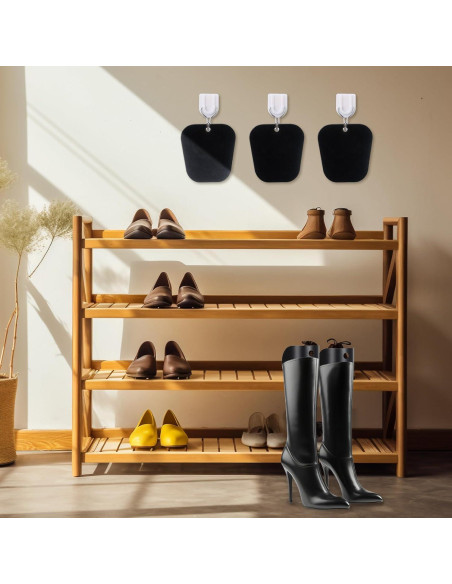 3 Pairs Soporte para Botas Altas Reutilizable Negro 3 Pairs Soporte para Botas Altas Reutilizable Negro