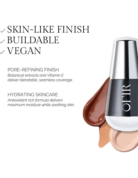 Base de Maquillaje OFIR Satin Chai 30 ml - Cobertura Media Vegana Base de Maquillaje OFIR Satin Chai 30 ml - Cobertura Media Vegana