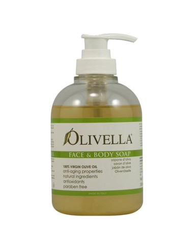 Jabón Líquido Natural para Cara y Cuerpo Olivella 300 ml