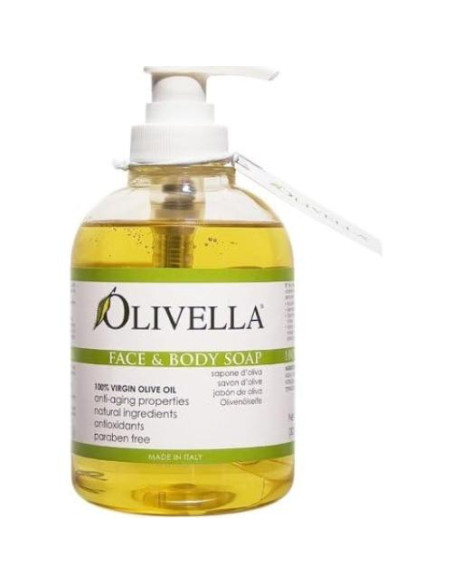 Jabón Líquido Natural para Cara y Cuerpo Olivella 300 ml Jabón Líquido Natural para Cara y Cuerpo Olivella 300 ml