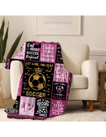 Manta de Fútbol DikiTeenz 127x102cm Franela Suave Manta de Fútbol DikiTeenz 127x102cm Franela Suave
