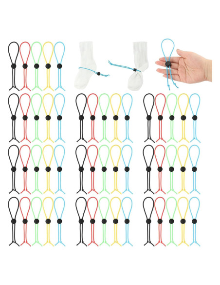 Clip de Calcetines Organizador QWLWBU 50 Pcs Ajustable Clip de Calcetines Organizador QWLWBU 50 Pcs Ajustable