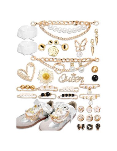 Conjunto de Encantos para Zapatillas Acwenie - Decoración Elegante