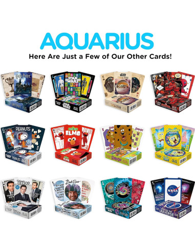 Baraja de Cartas Gigantes Woodstock AQUARIUS - 54 Cartas