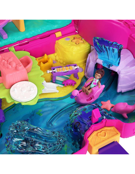 Set de Juego Polly Pocket Fiesta de Flamencos con 2 Muñecas y 26 Accesorios Set de Juego Polly Pocket Fiesta de Flamencos con 2 Muñecas y 26 Accesorios