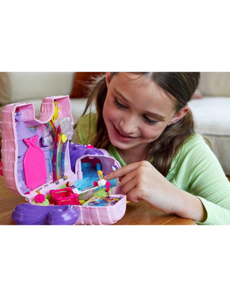 Polly Pocket Set de Juego Fiesta de Unicornio con 2 Muñecas y 25 Accesorios Polly Pocket Set de Juego Fiesta de Unicornio con 2 Muñecas y 25 Accesorios