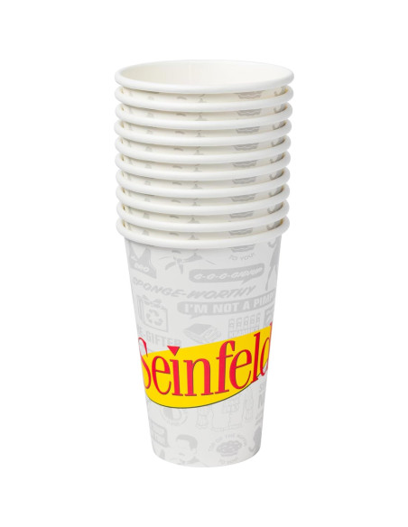Set de Fiesta Seinfeld 60 Piezas Silver Buffalo - Platos, Vasos y Servilletas Set de Fiesta Seinfeld 60 Piezas Silver Buffalo - Platos, Vasos y Servilletas