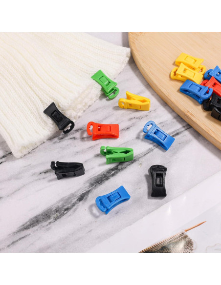 50 Clips para Calcetines Multicolor BOXOB - Plástico Duradero 50 Clips para Calcetines Multicolor BOXOB - Plástico Duradero