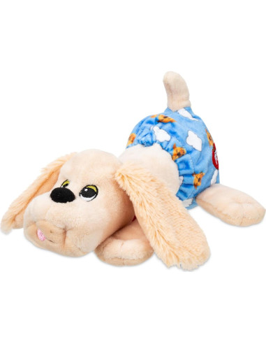 Peluche Pound Puppies Newborns - Cachorro Marrón Ecológico