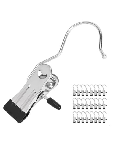 Paquete de 24 Clips Multifuncionales VEESON para Ropa