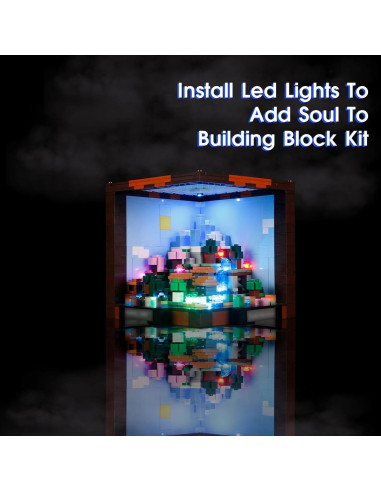 Luz LED Vaodest para LEGO 21265 Mesa de Trabajo 5V