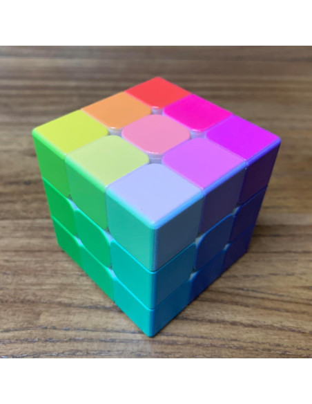 Cubo Rubik 3x3 Gradiente Cuberspeed Dificultad Avanzada Cubo Rubik 3x3 Gradiente Cuberspeed Dificultad Avanzada
