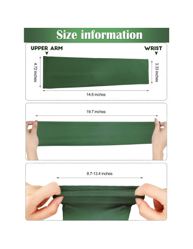 Mangas de Protección UV Unisex Bememo - 12 Pares Multicolor