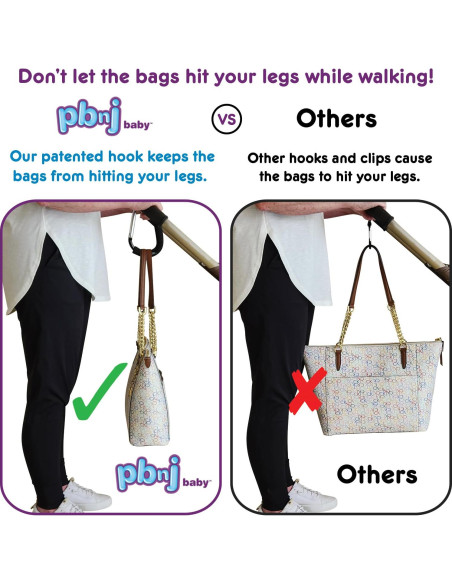 Ganchos para Cochecito PBnJ Clip n Go - 2 Paquetes Ganchos para Cochecito PBnJ Clip n Go - 2 Paquetes