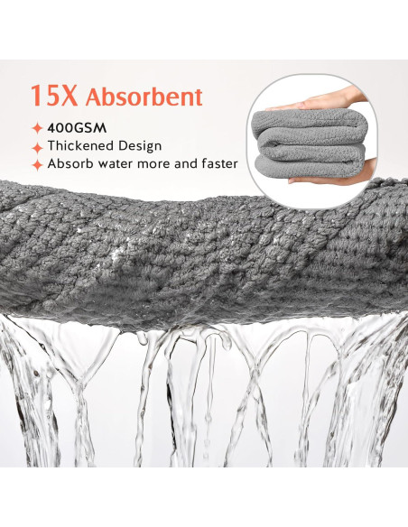 Toalla de Microfibra para Cabello YFONG - 2 Piezas, Secado Rápido Toalla de Microfibra para Cabello YFONG - 2 Piezas, Secado Rápido