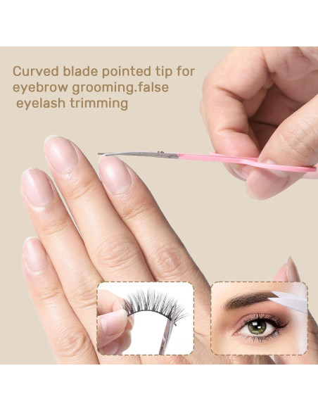 Set de 10 Pinzas de Precisión KINGMAS para Cejas y Vello Facial Set de 10 Pinzas de Precisión KINGMAS para Cejas y Vello Facial