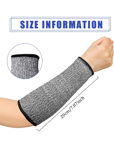 3 Pares de Mangas Protectores de Brazo Sintege 20 cm Nivel 5 3 Pares de Mangas Protectores de Brazo Sintege 20 cm Nivel 5