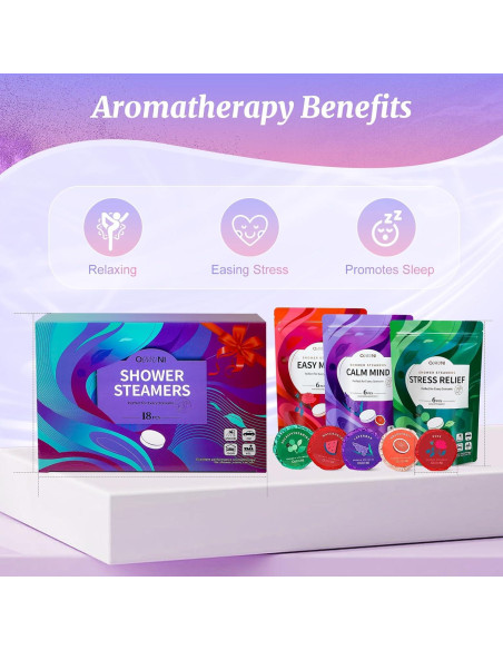 Bombas de Ducha Aromaterapia Ouwuni - Paquete de 18 Unidades Bombas de Ducha Aromaterapia Ouwuni - Paquete de 18 Unidades