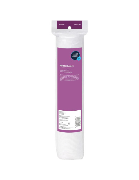 Rondas de Algodón Exfoliantes Amazon Basics 100 Unidades Rondas de Algodón Exfoliantes Amazon Basics 100 Unidades