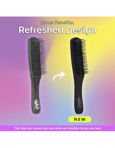 Cepillo Desenredante Wet Brush para Hombres Negro 28cm