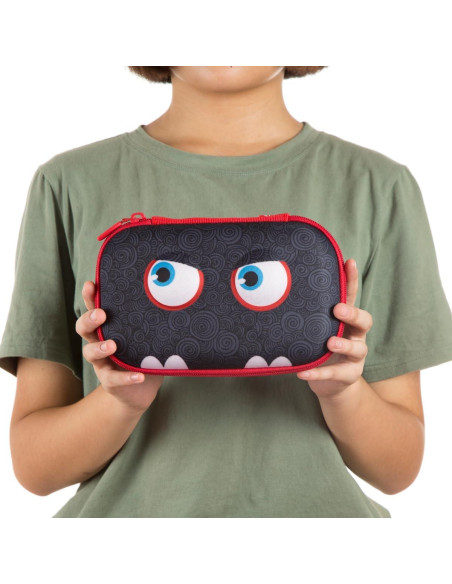 Estuche de lápices ZIPIT Wildlings negro 21x13.5x7.5 cm Estuche de lápices ZIPIT Wildlings negro 21x13.5x7.5 cm