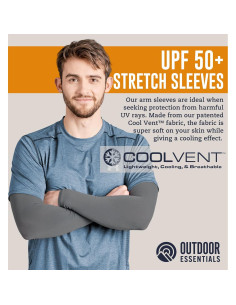 Mangas de Protección Solar UV OutdoorEssentials - Compresión UPF 50 2