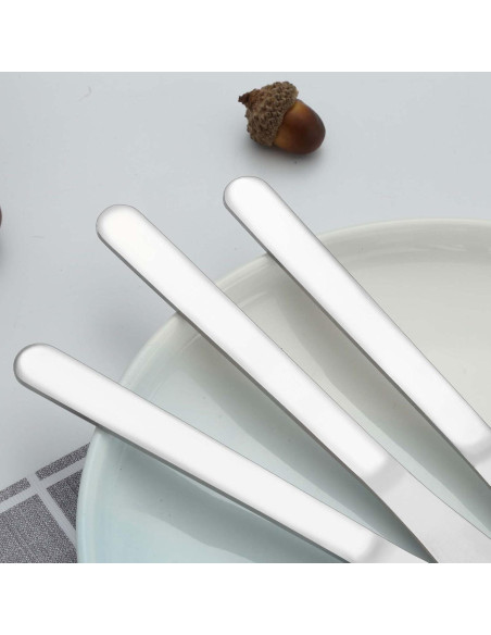 Juego de 24 Cuchillos de Cena Funnydin Acero Inoxidable 20.6 cm Juego de 24 Cuchillos de Cena Funnydin Acero Inoxidable 20.6 cm