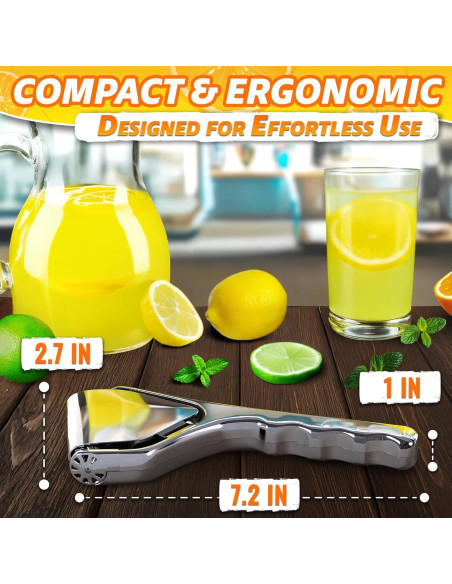 Exprimidor de Limón Manual LEGLO de Acero Inoxidable 0.56 kg Exprimidor de Limón Manual LEGLO de Acero Inoxidable 0.56 kg