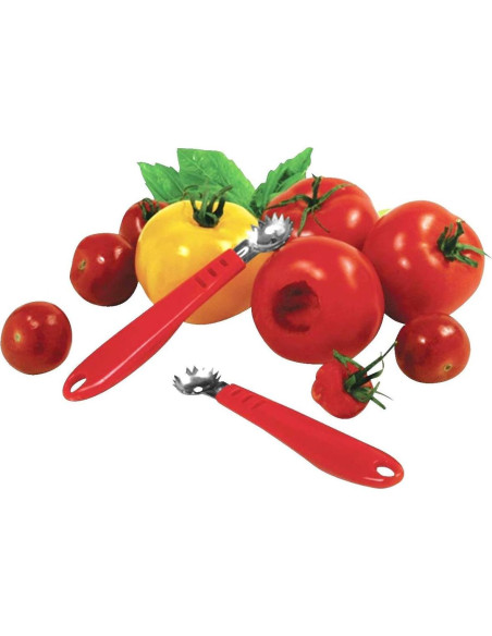 Descorazonador de Fresas y Tomates Norpro 12 cm Acero Inoxidable Descorazonador de Fresas y Tomates Norpro 12 cm Acero Inoxidable