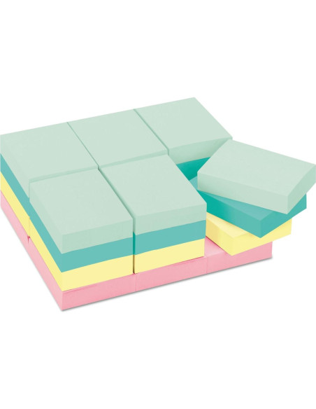 Notas Post-it 1.5x2" 24 blocs Cafetería de Playa colores pastel Notas Post-it 1.5x2" 24 blocs Cafetería de Playa colores pastel