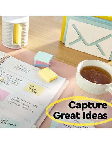 Notas Post-it Amarillo Canario 3.49 x 4.76 cm 24 blocs