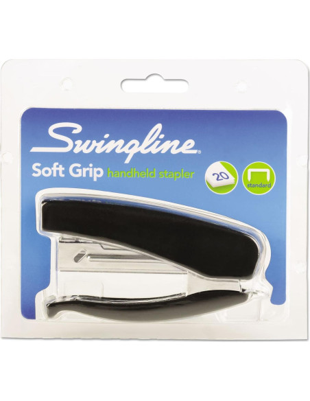 Grapadora de Mano Swingline S7009901P, Agarre Suave, 20 Hojas Grapadora de Mano Swingline S7009901P, Agarre Suave, 20 Hojas