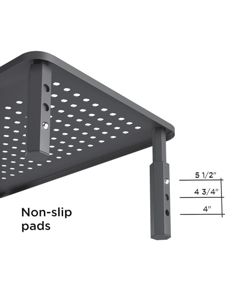 Soporte Elevador para Monitor EVOOMI - Antideslizante, Acero HD Soporte Elevador para Monitor EVOOMI - Antideslizante, Acero HD