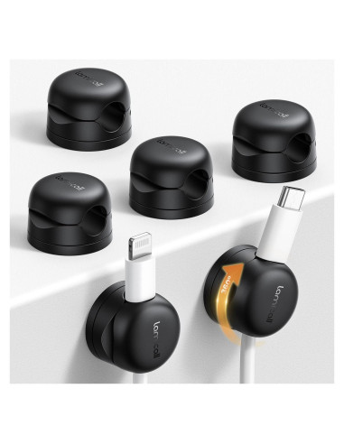 6 Pack Organizador de Cables Rotatable Lamicall 8mm