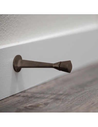 Paquete de 10 Topes de Puerta Design House Acero Bronce Aceitado